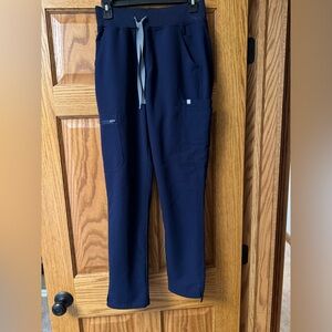 Women’s Figs Navy High Waisted Yola Scrub Pant, Size: Small
